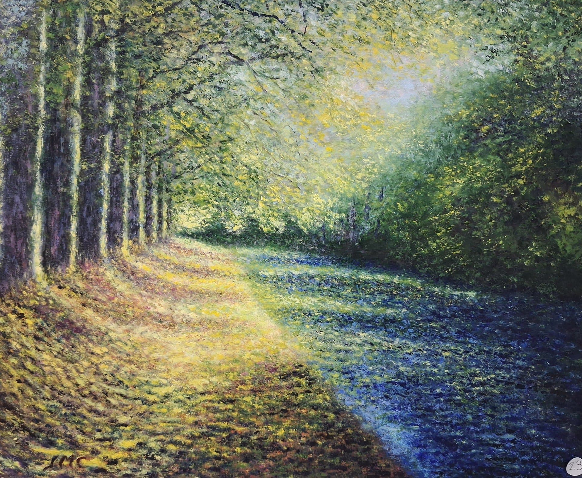 Jeux de lumière sur le canal